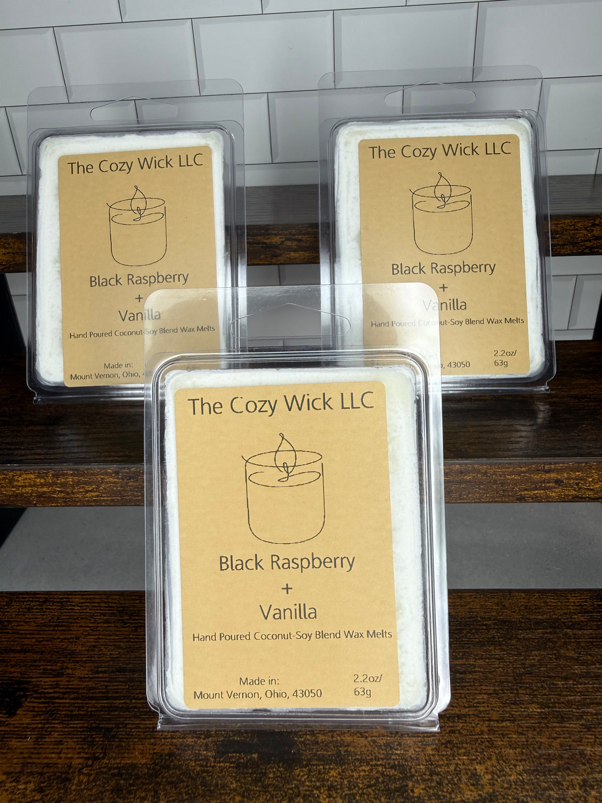 Black Raspberry + Vanilla Wax Melt