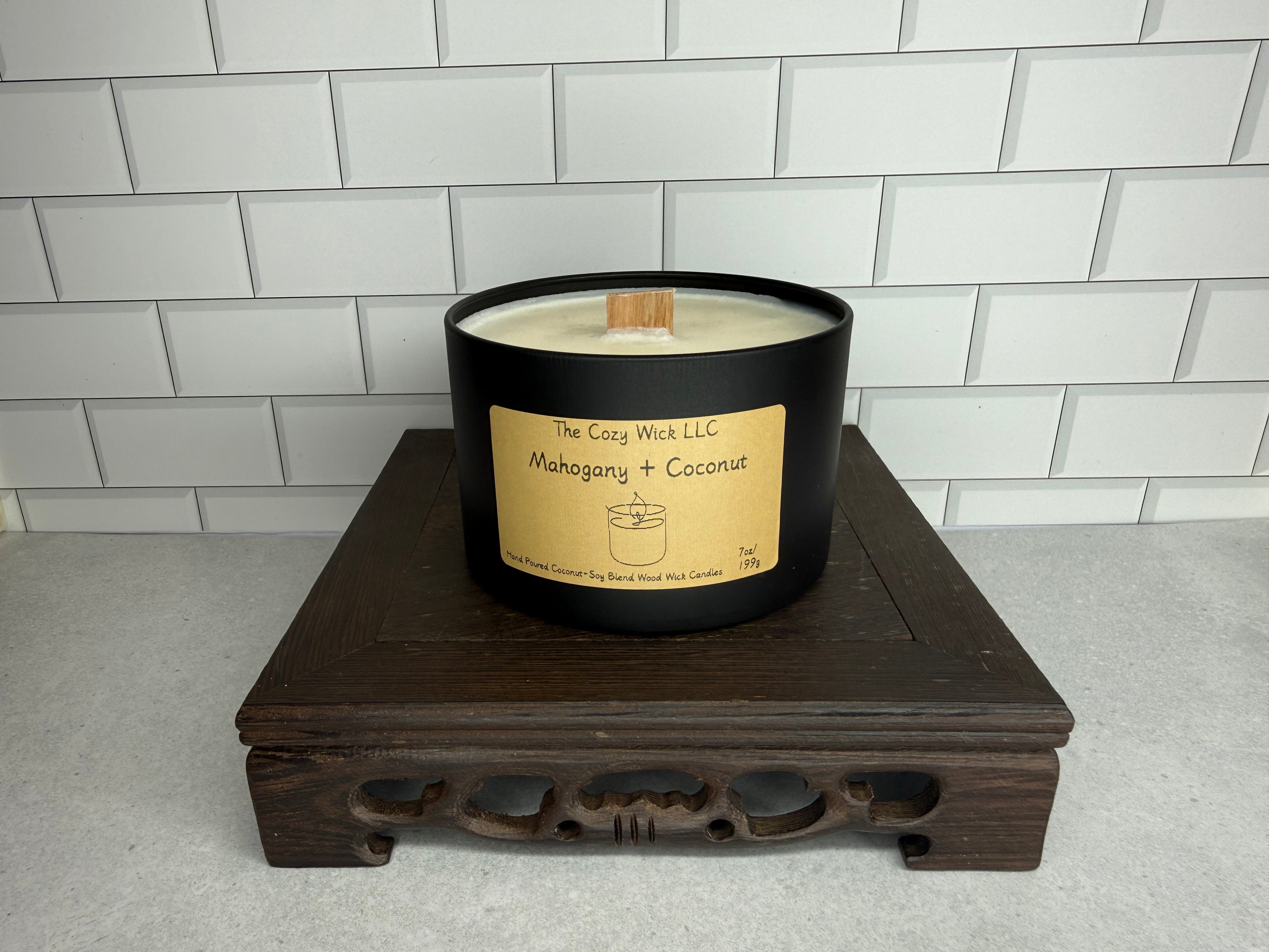 Mahogany Coconut Candle