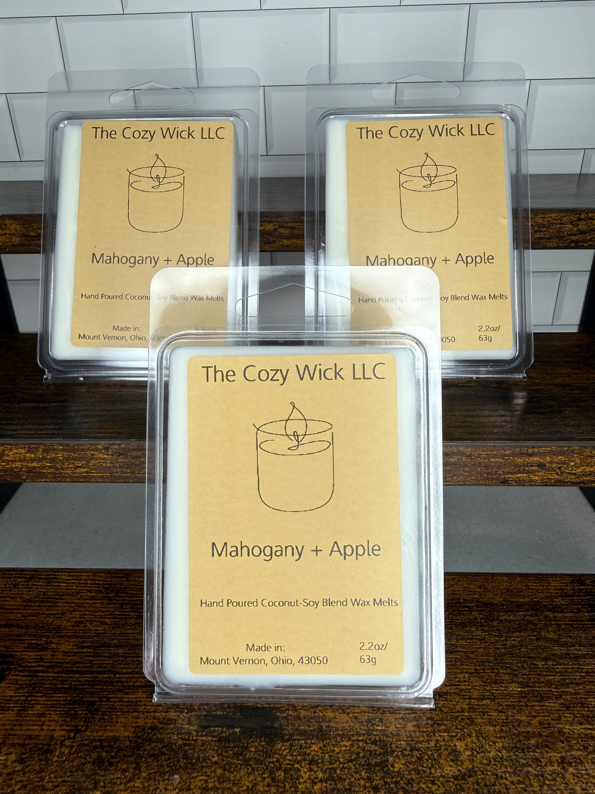 Mahogany + Apple Wax Melt
