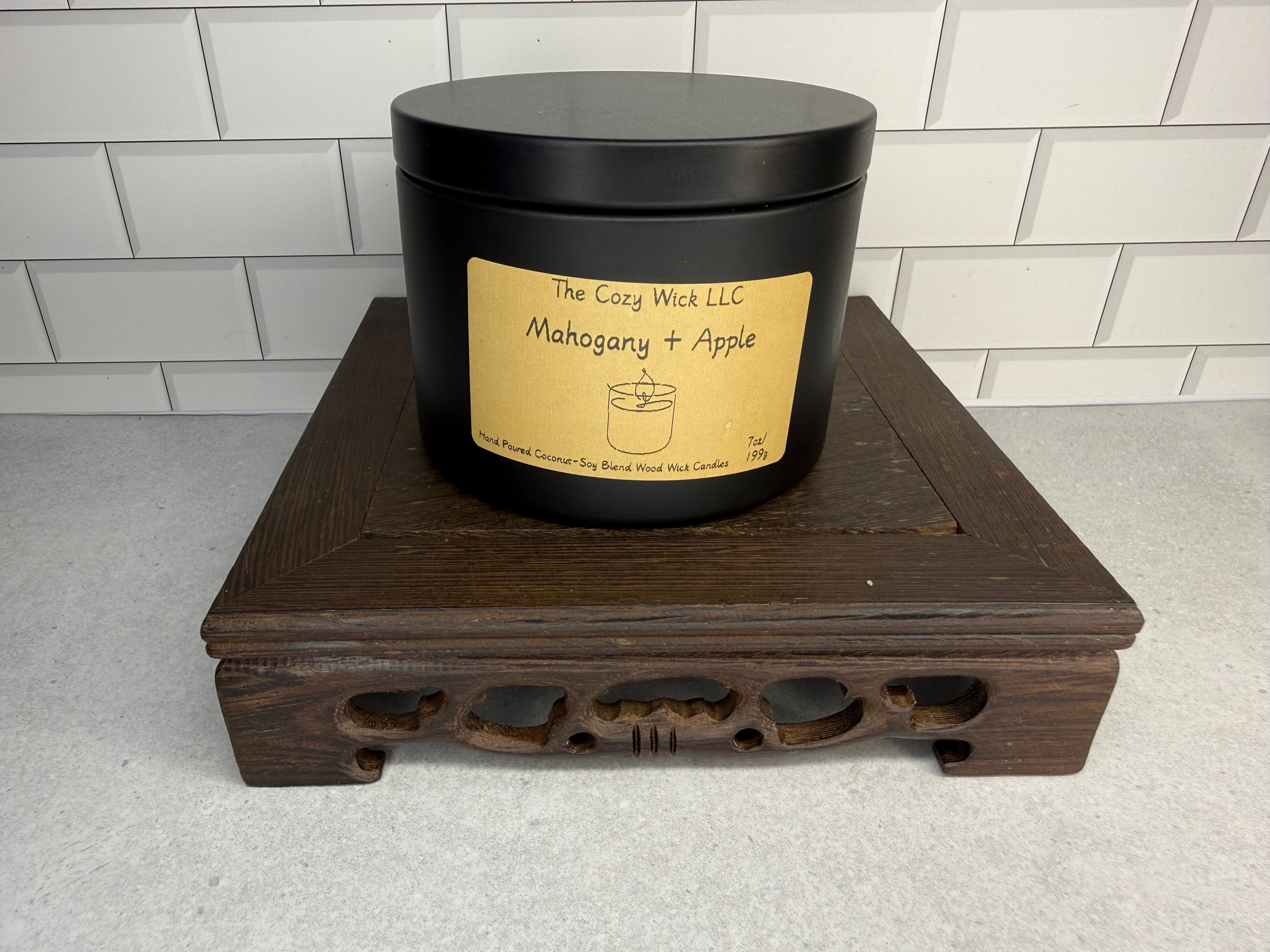 Mahogany + Apple Candle