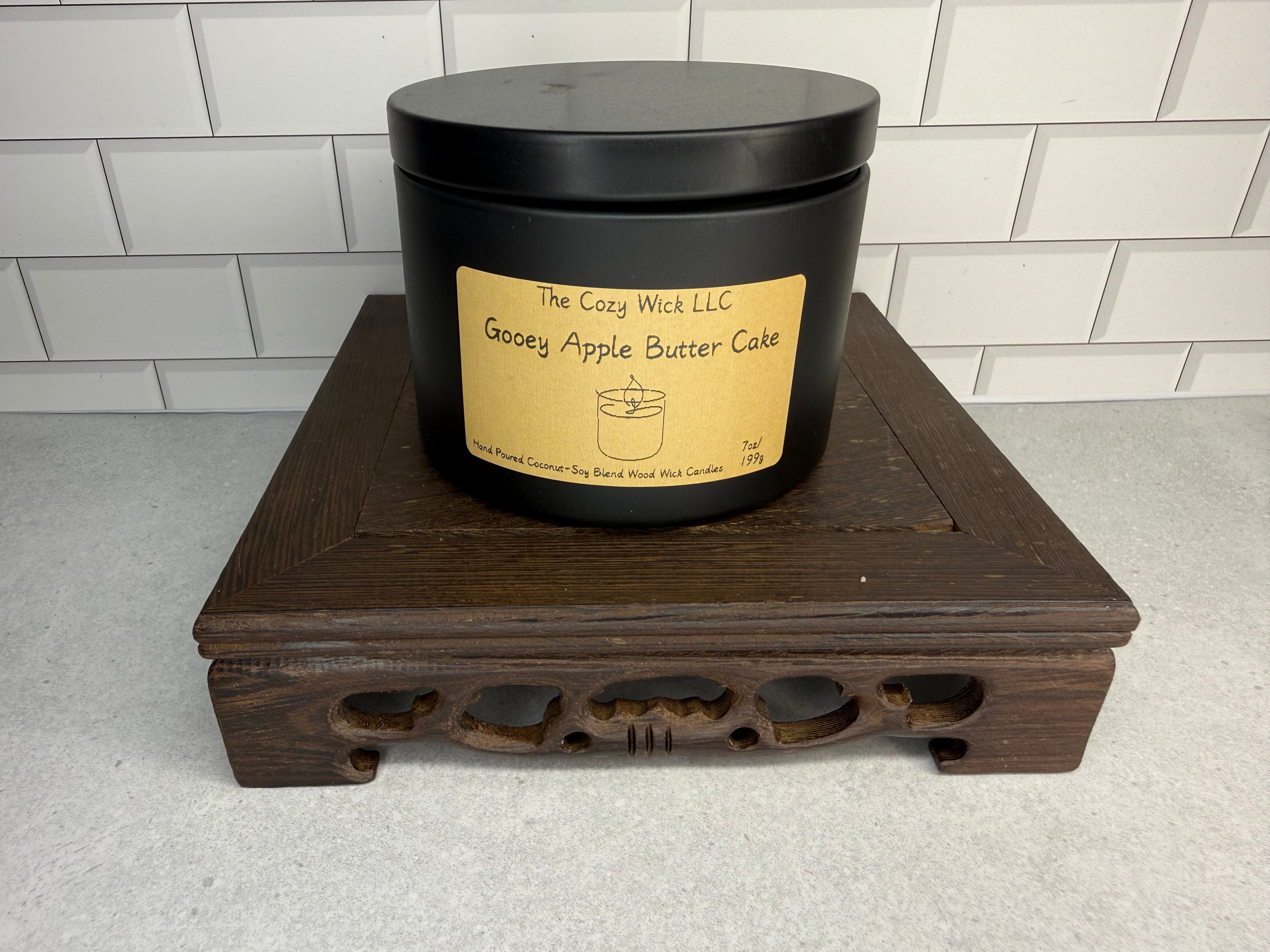 Gooey Apple Butter Cake Candle