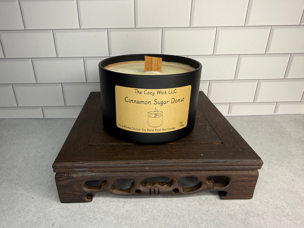 Cinnamon Sugar Donut Candle