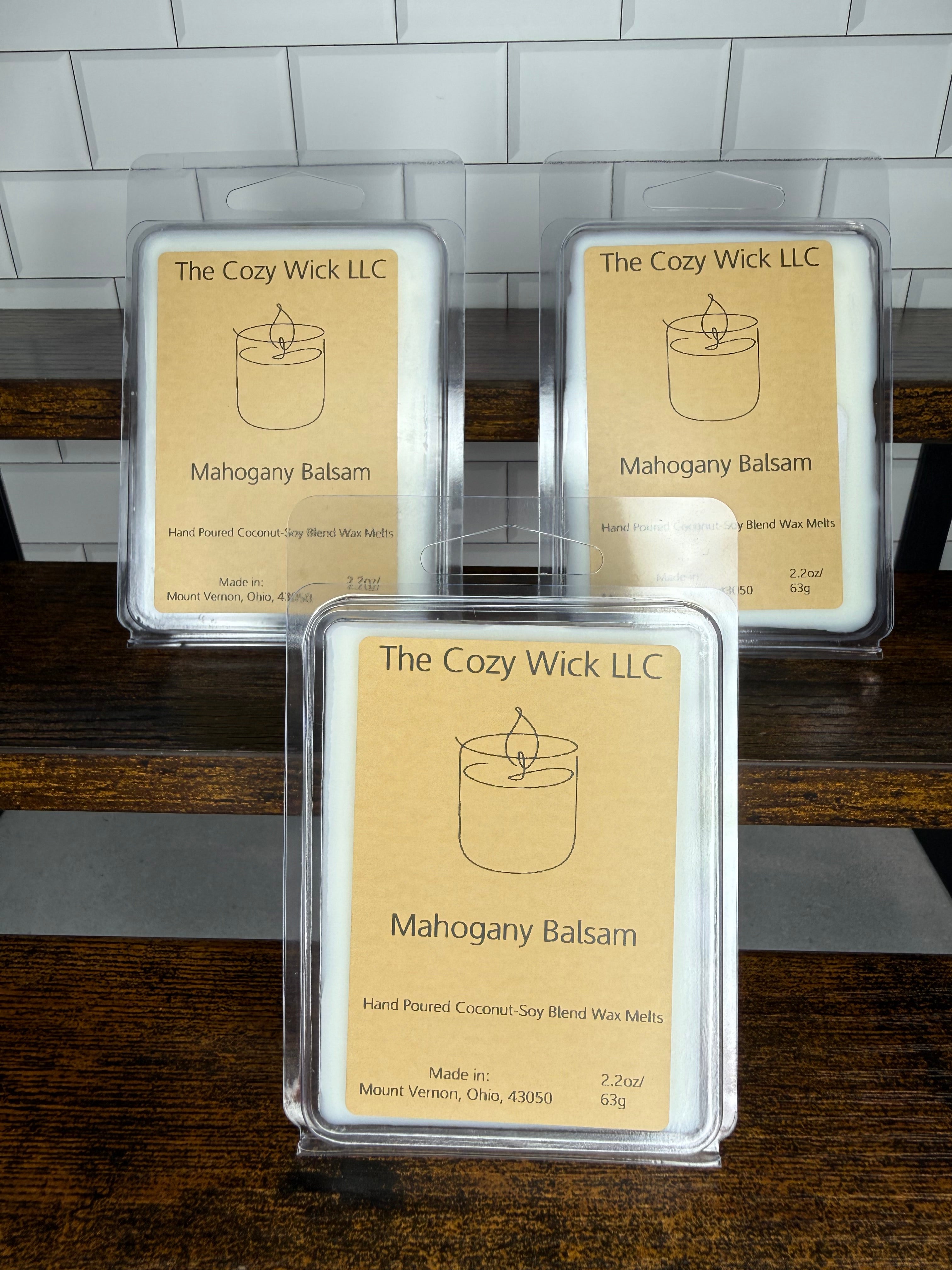 Mahogany Balsam Wax Melt