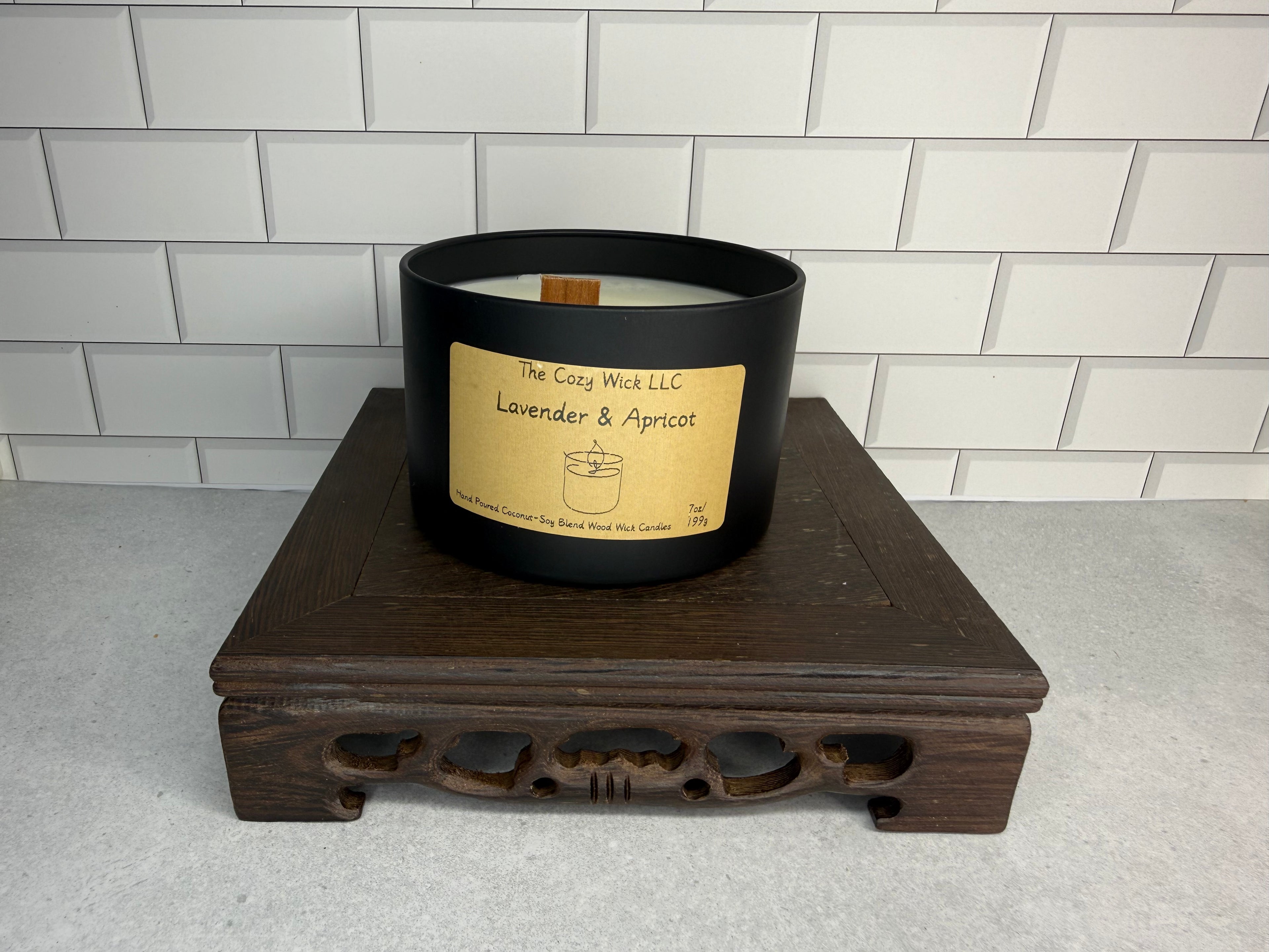 Lavender + Apricot Candle