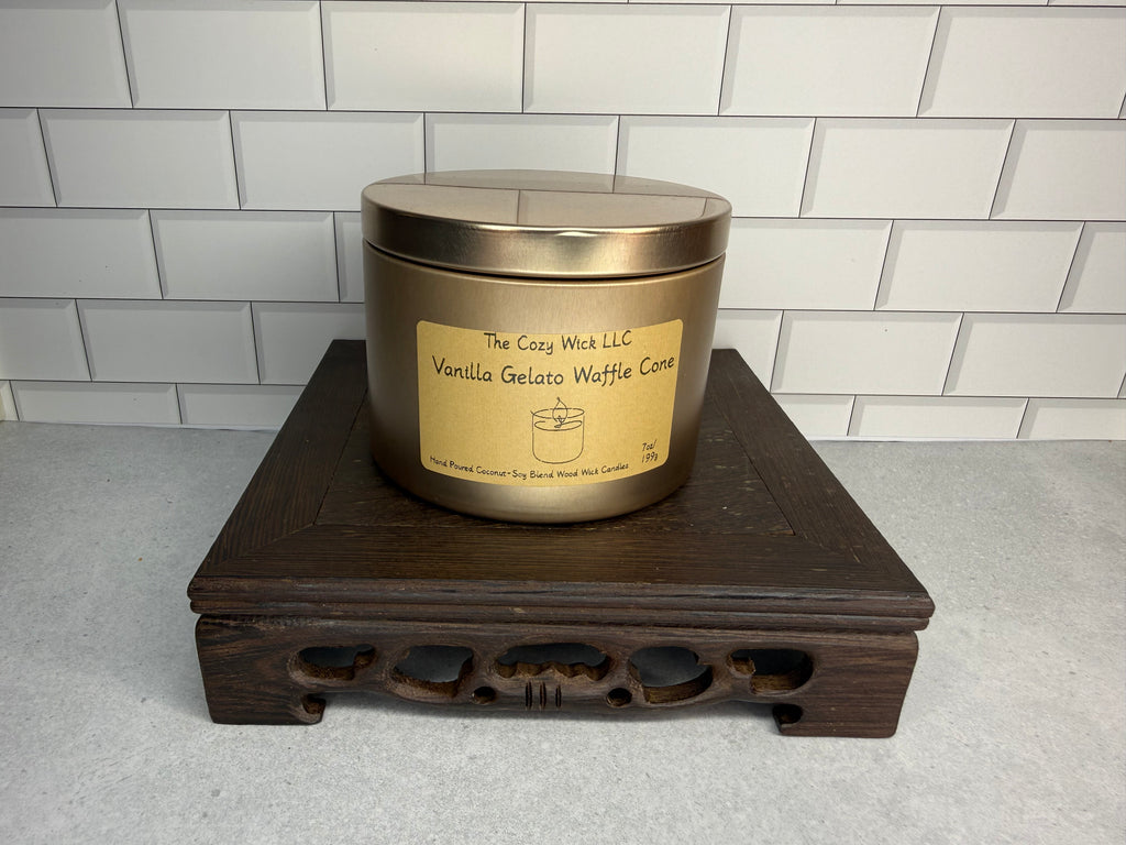 Vanilla Gelato Waffle Cone Candle