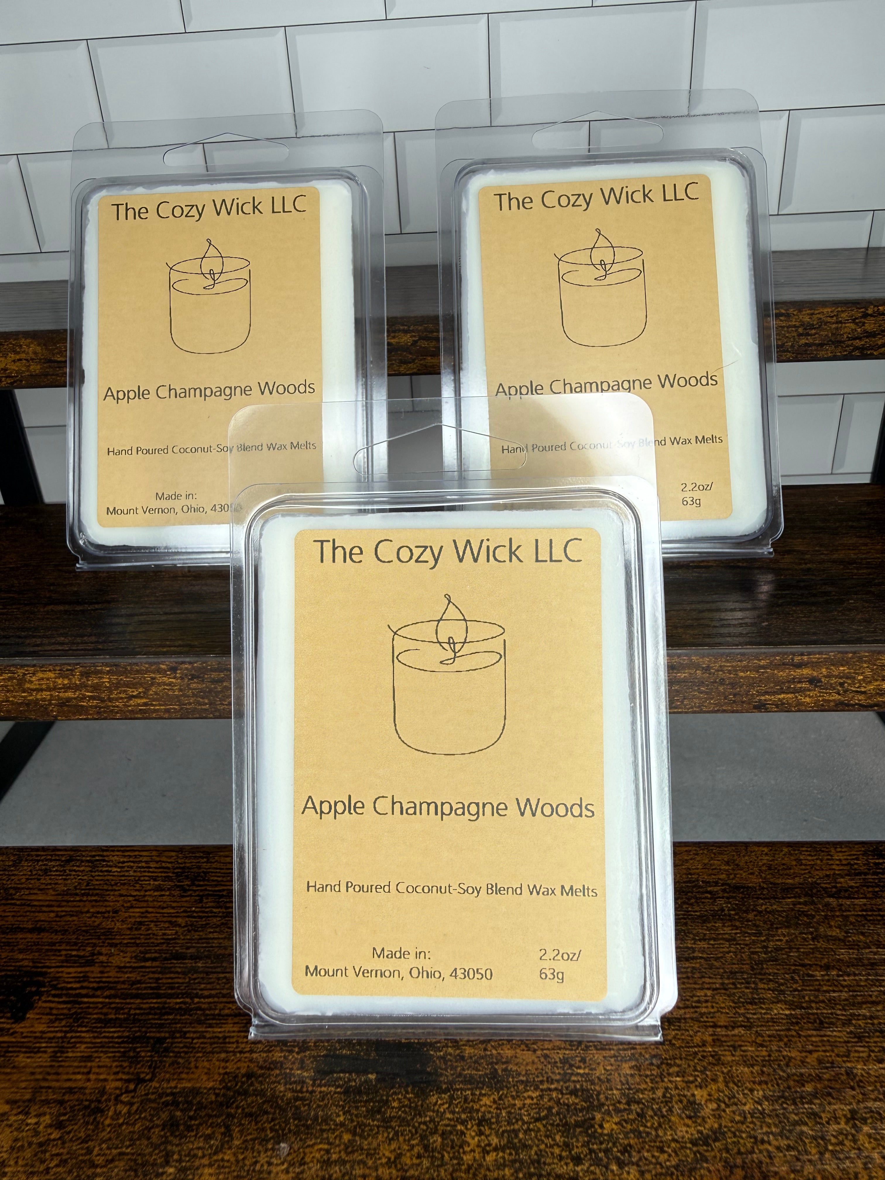 Apple Champagne Woods Wax Melt