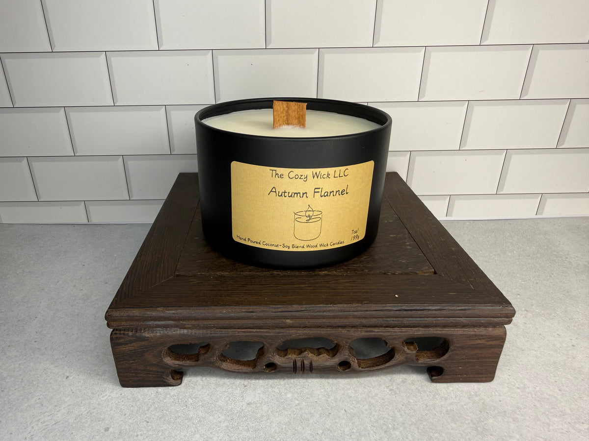 Autumn Flannel Candle