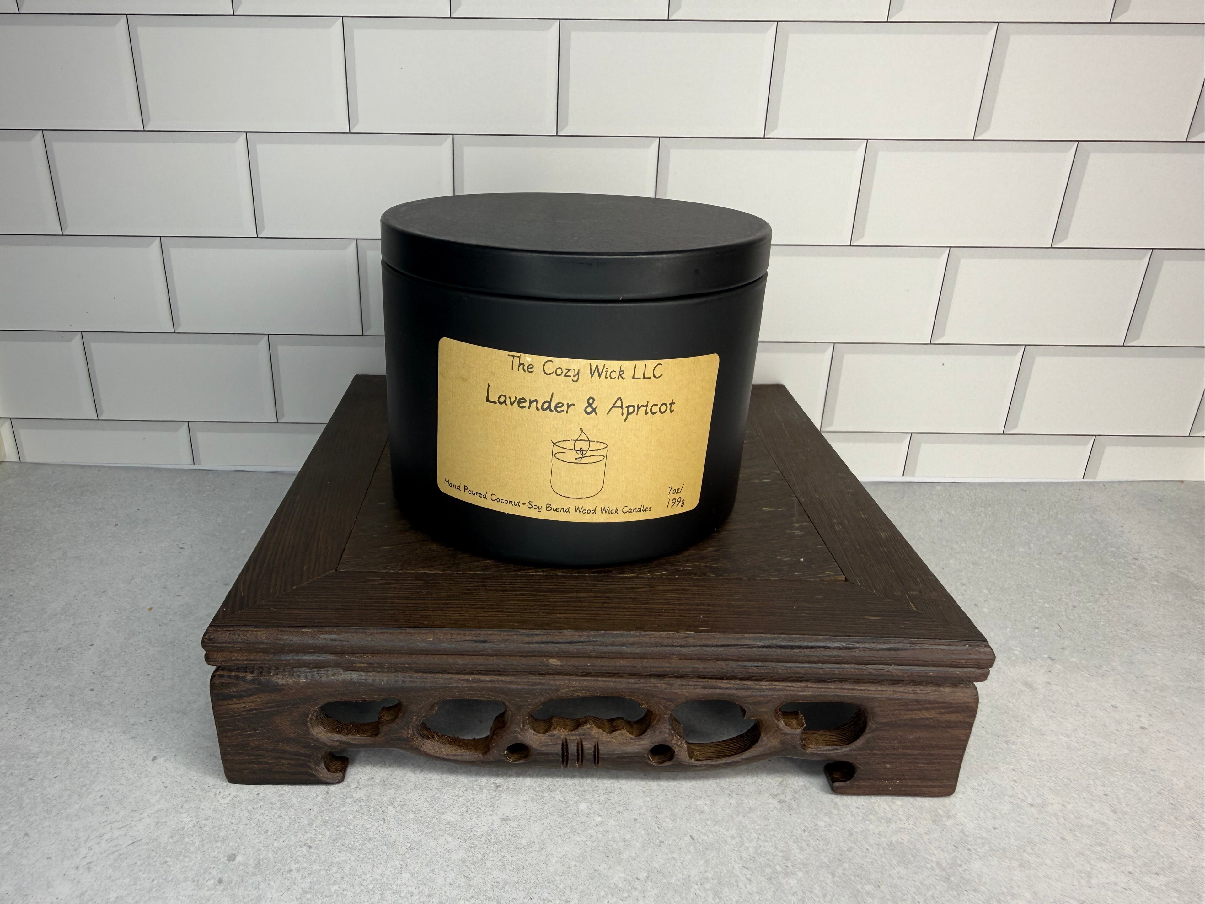 Lavender + Apricot Candle
