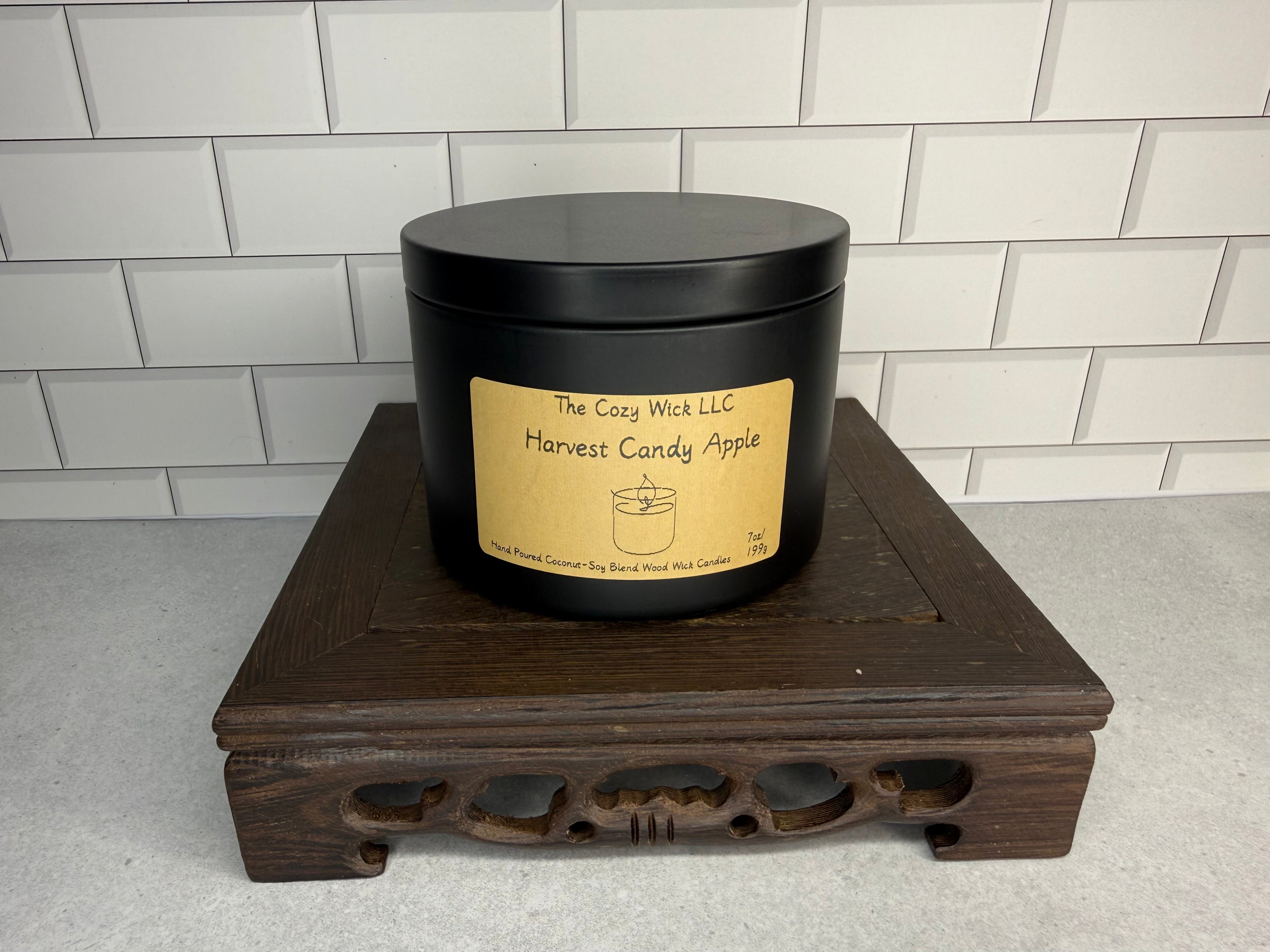 Harvest Candy Apple Candle