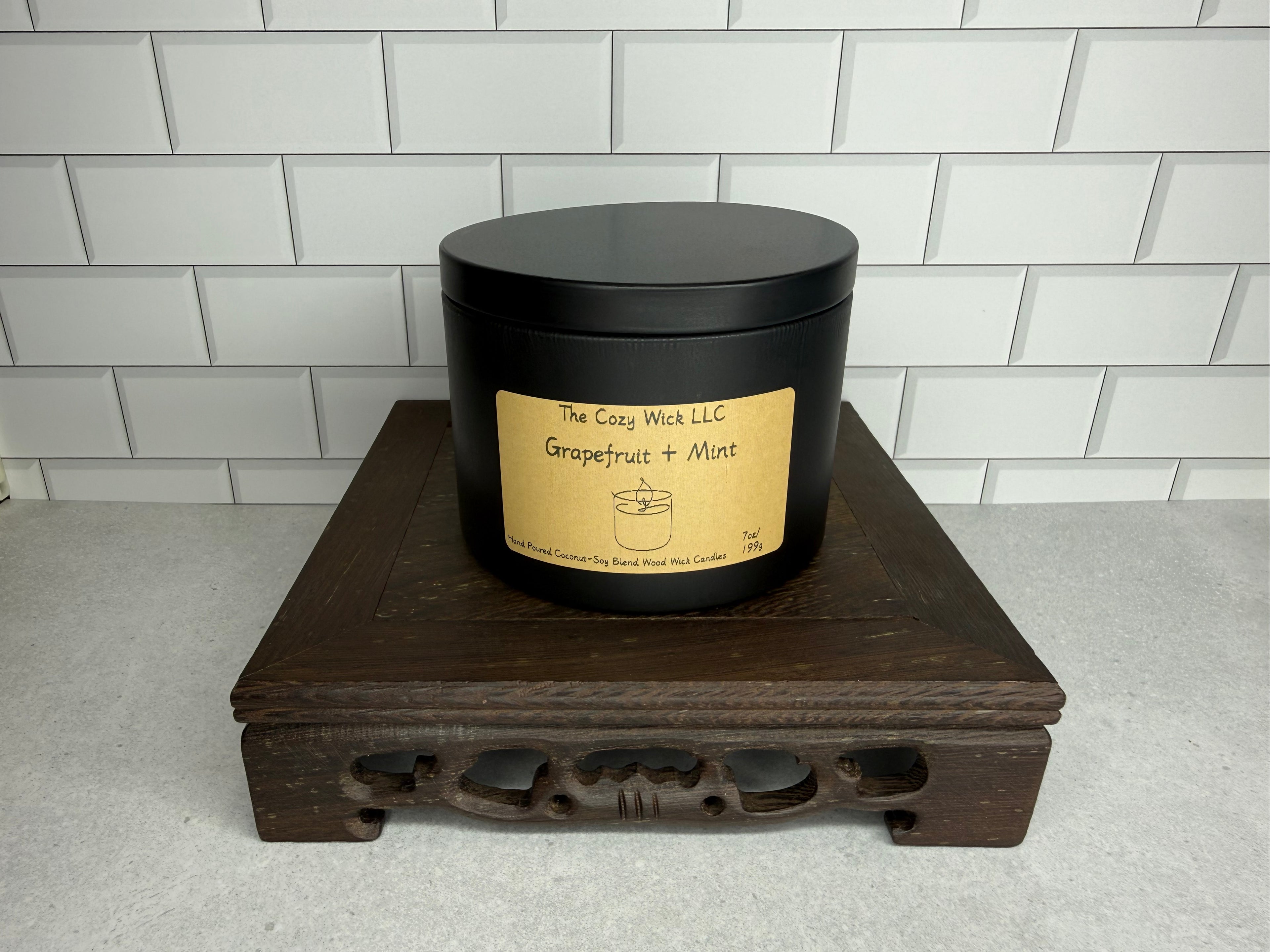 Grapefruit + Mint Candle