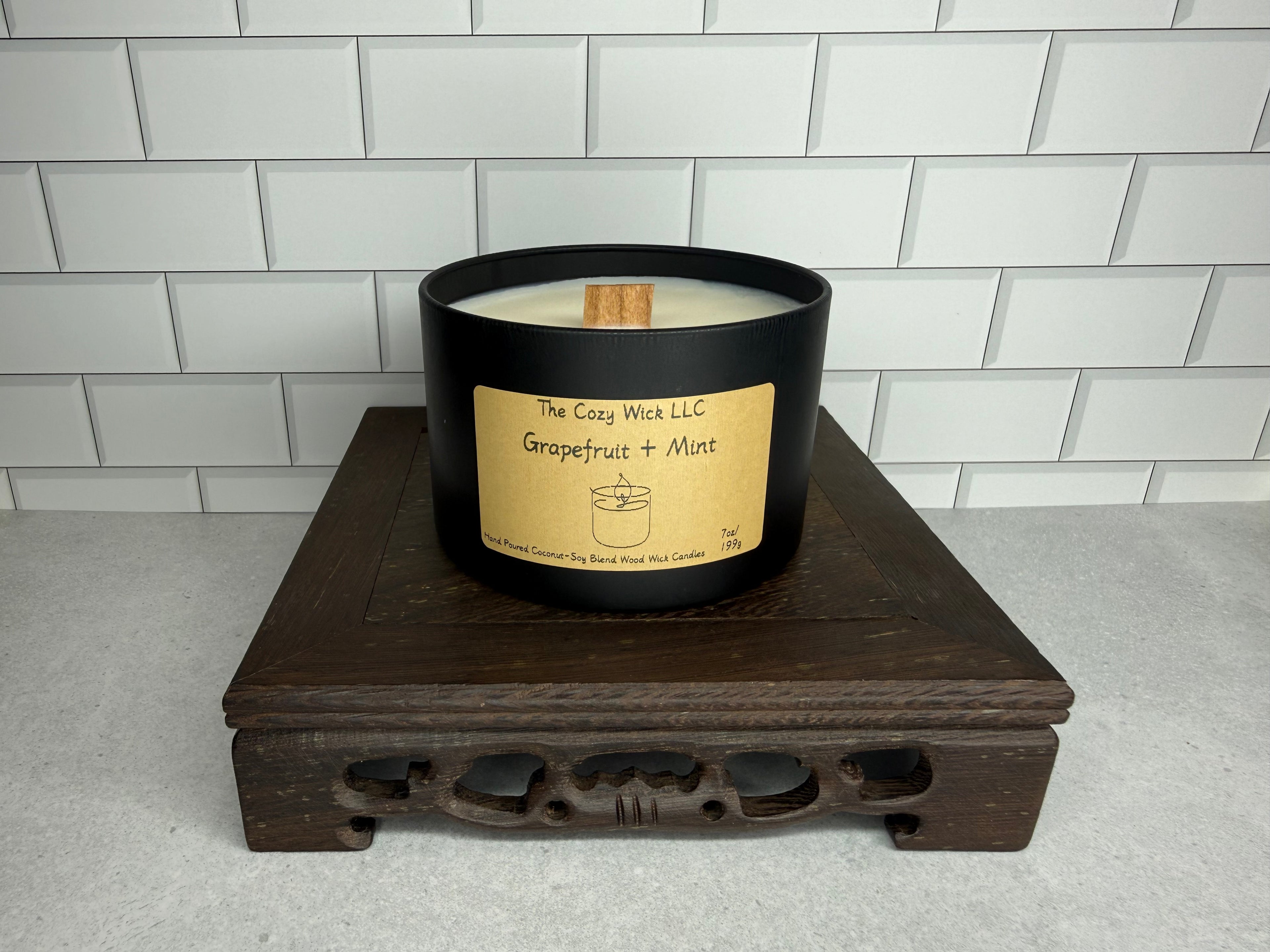 Grapefruit + Mint Candle
